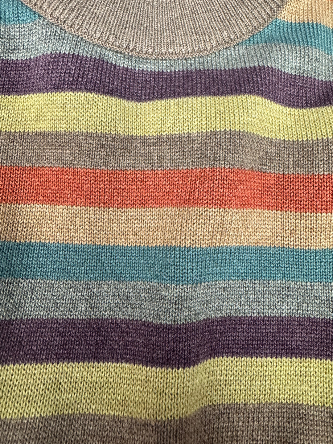 MOCHA MULTI CREW SWEATER