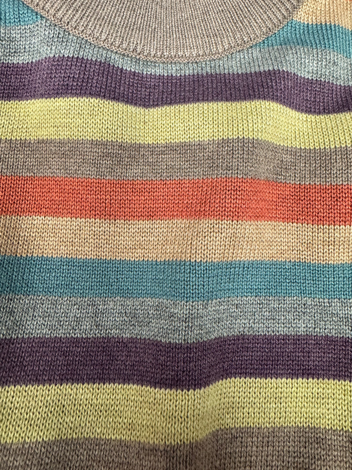 MOCHA MULTI CREW SWEATER