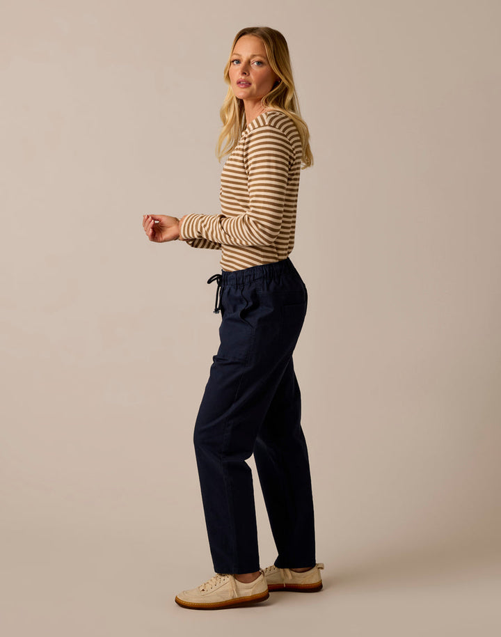 WALNUT STRIPE EVER HENLEY