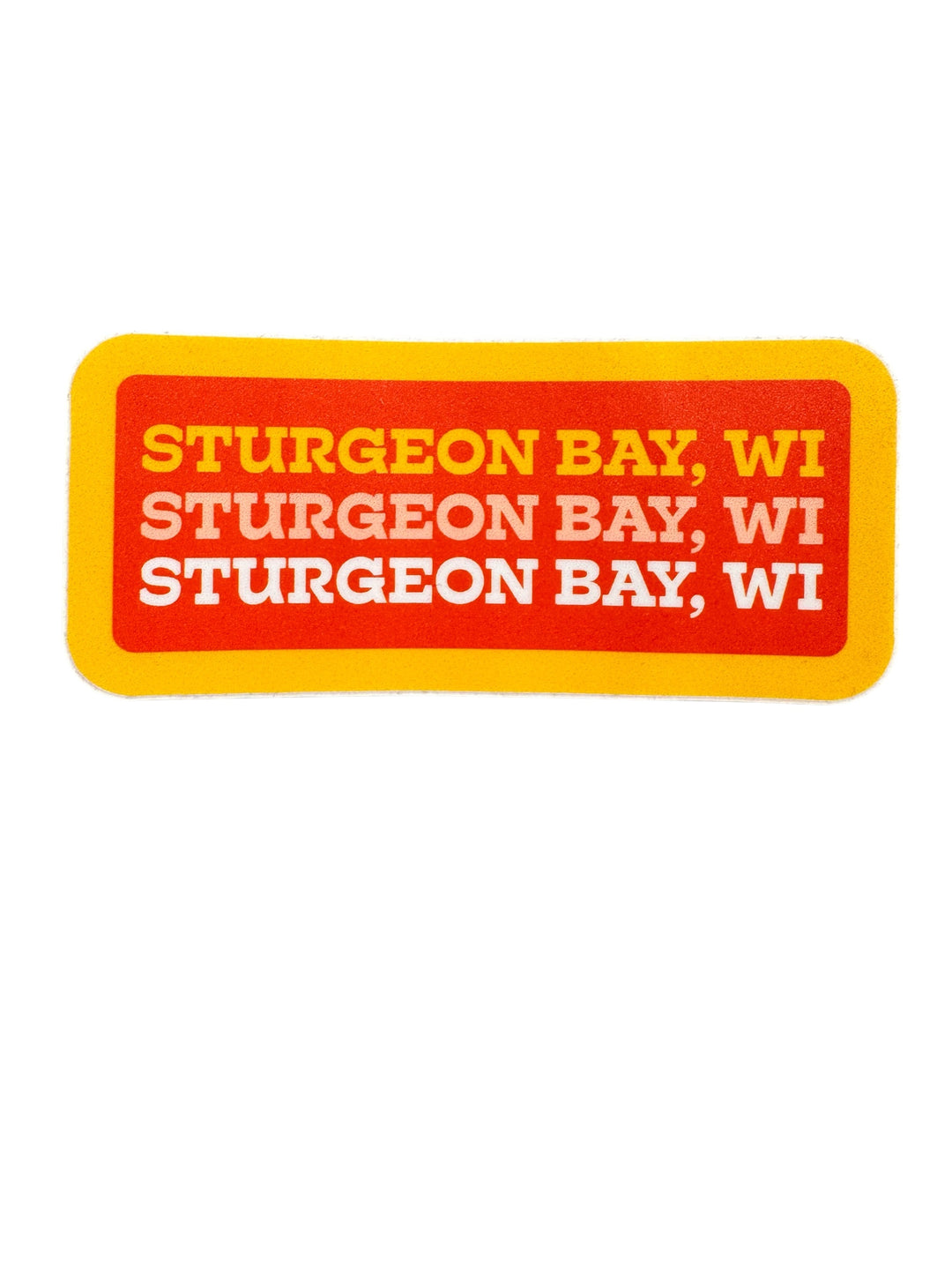 STURGEON BAY DECAL STICKER