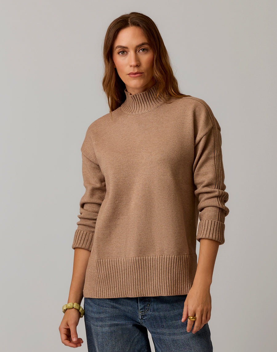 WOODWARD DARK BARLEY SWEATER
