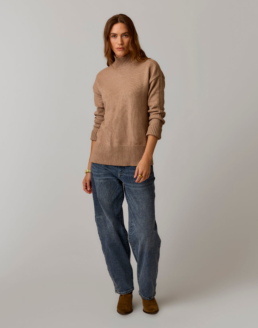WOODWARD DARK BARLEY SWEATER