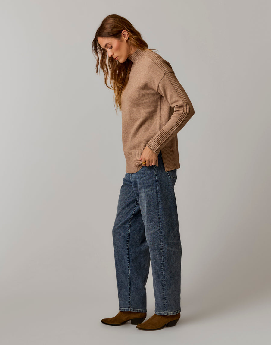 WOODWARD DARK BARLEY SWEATER