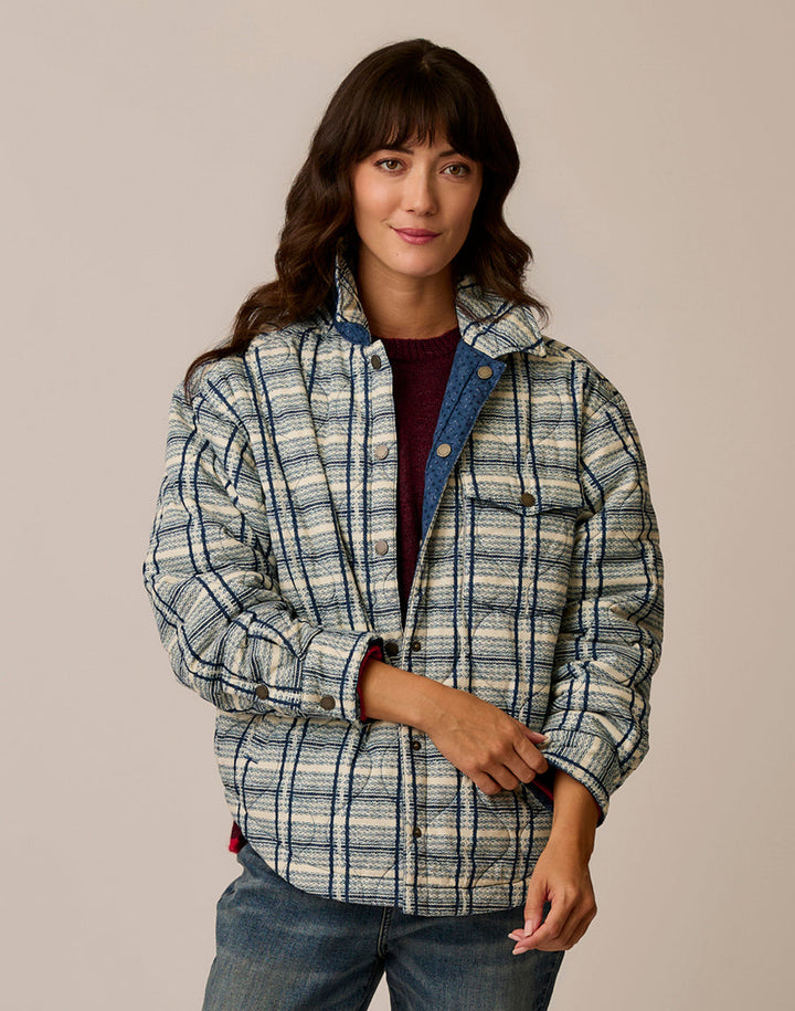MARAIS ORION FLEUR TWEED REVERSIBLE JACKET