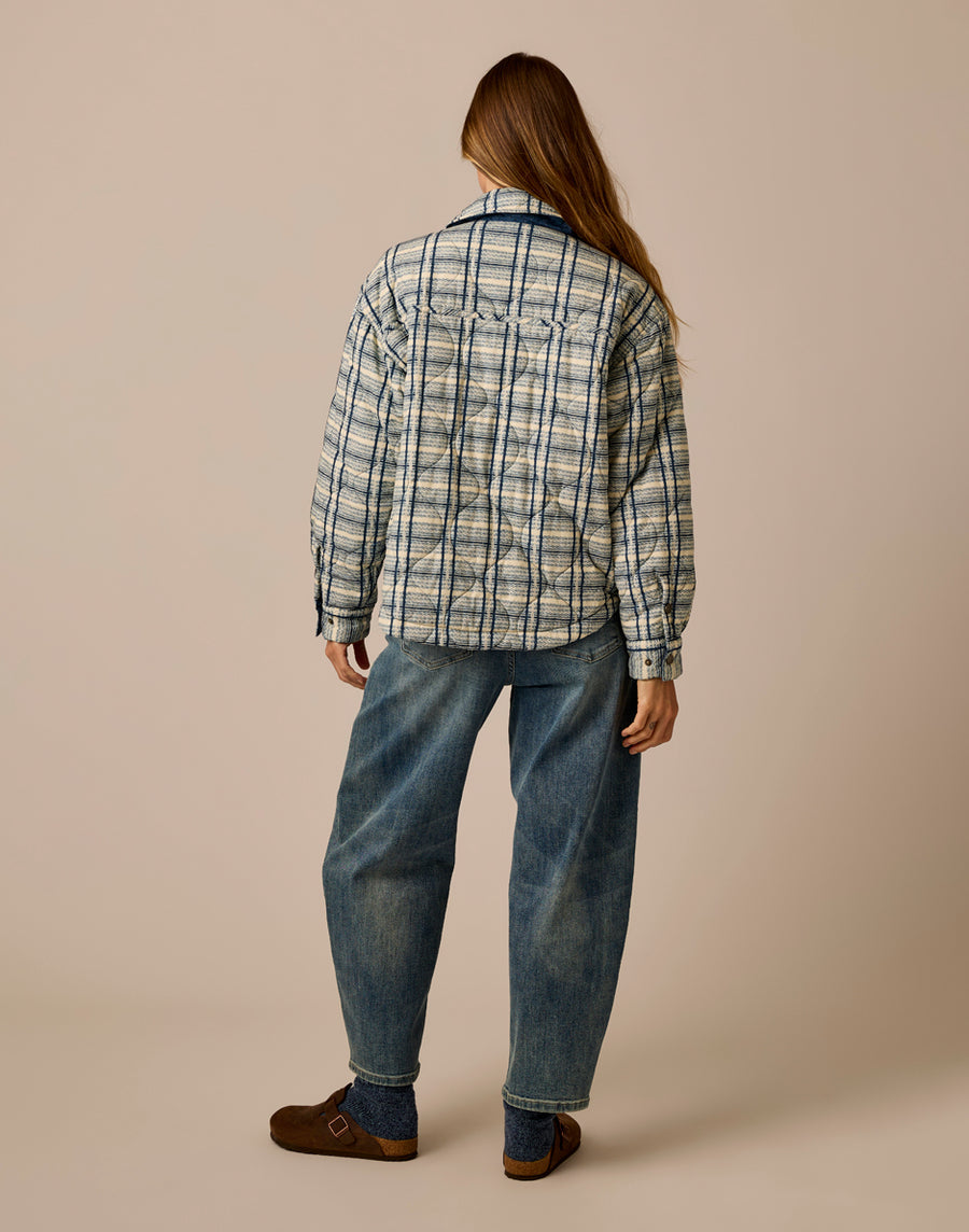 MARAIS ORION FLEUR TWEED REVERSIBLE JACKET