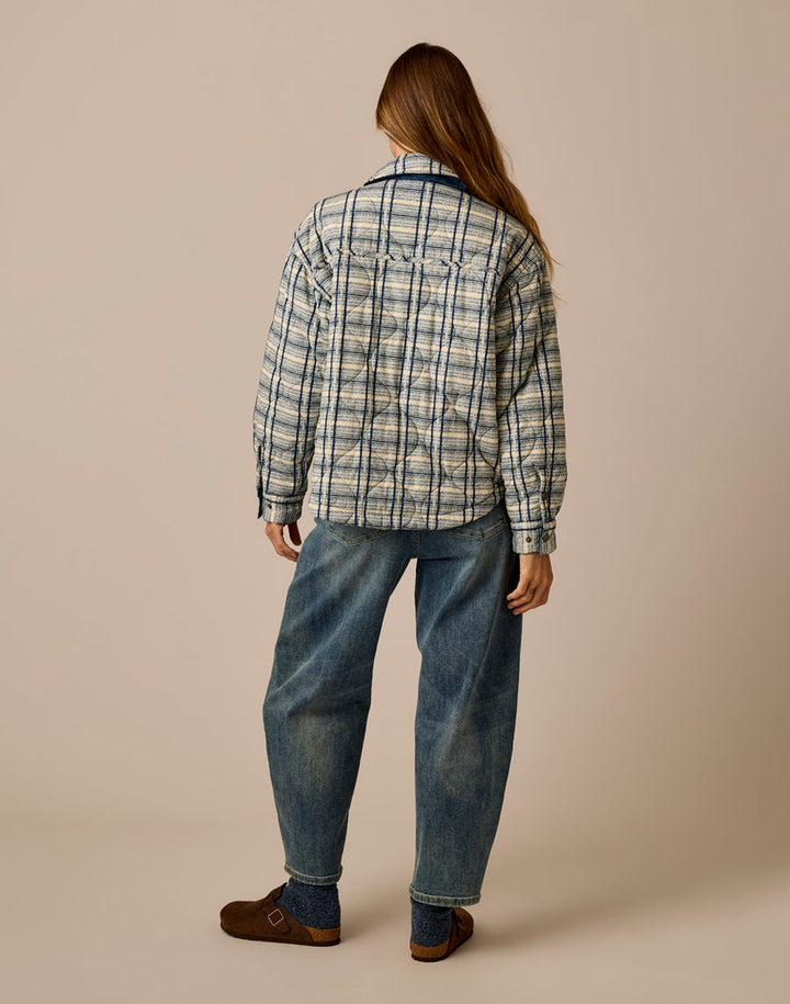 MARAIS ORION FLEUR TWEED REVERSIBLE JACKET