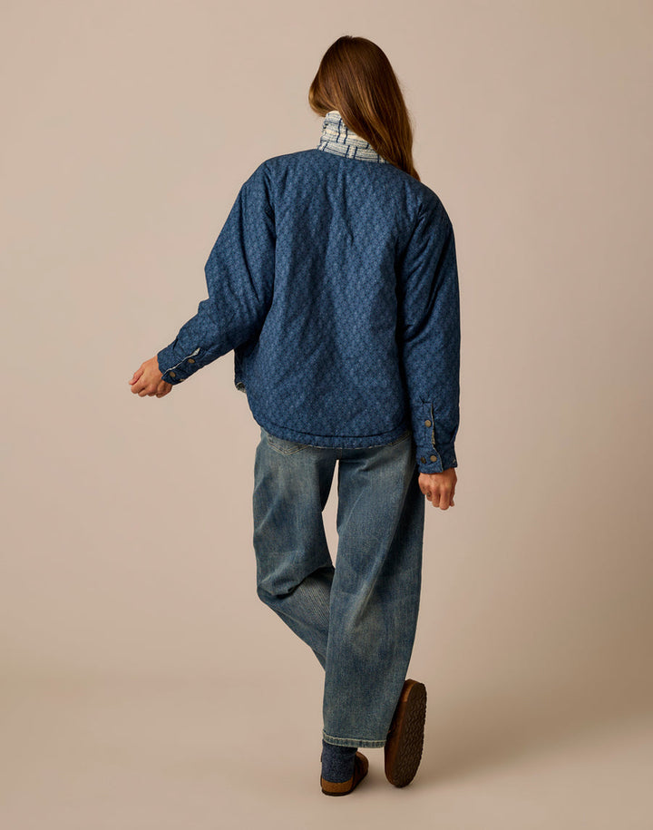 MARAIS ORION FLEUR TWEED REVERSIBLE JACKET