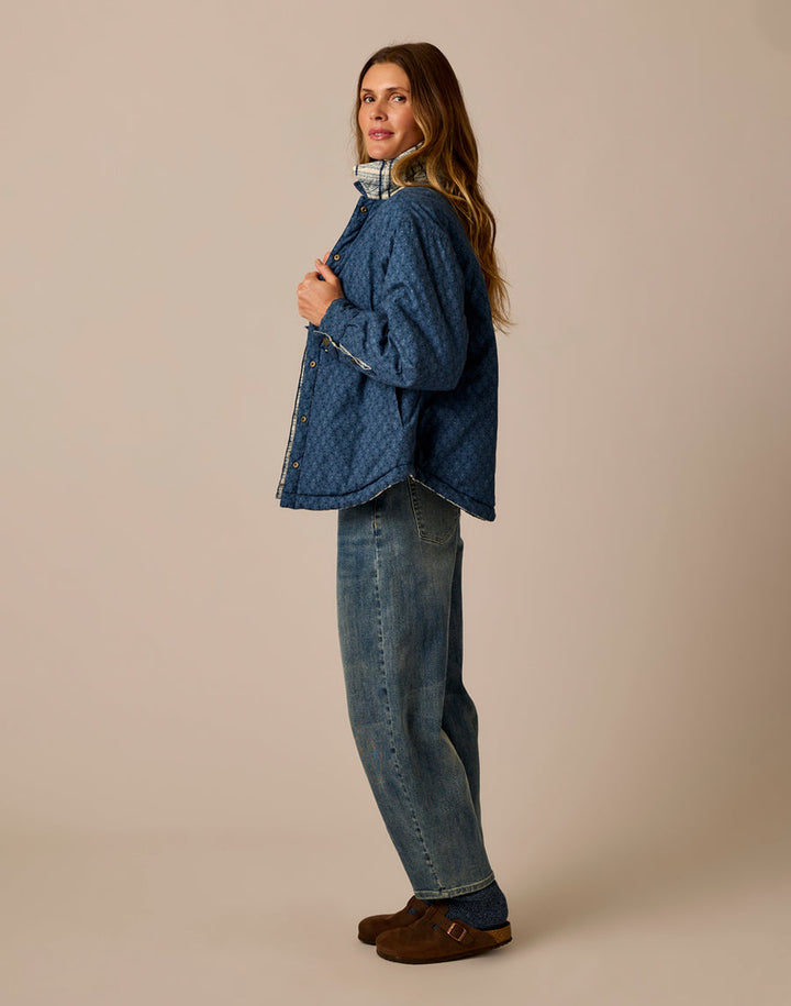 MARAIS ORION FLEUR TWEED REVERSIBLE JACKET