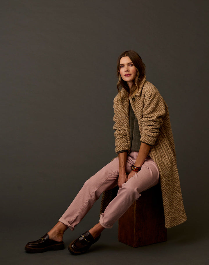 SUTTON HERRINGBONE BOUCLE JACKET