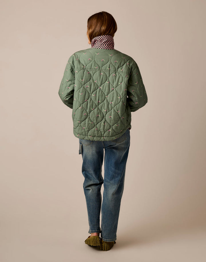 MARAIS VISTA CHECK REVERSIBLE JACKET