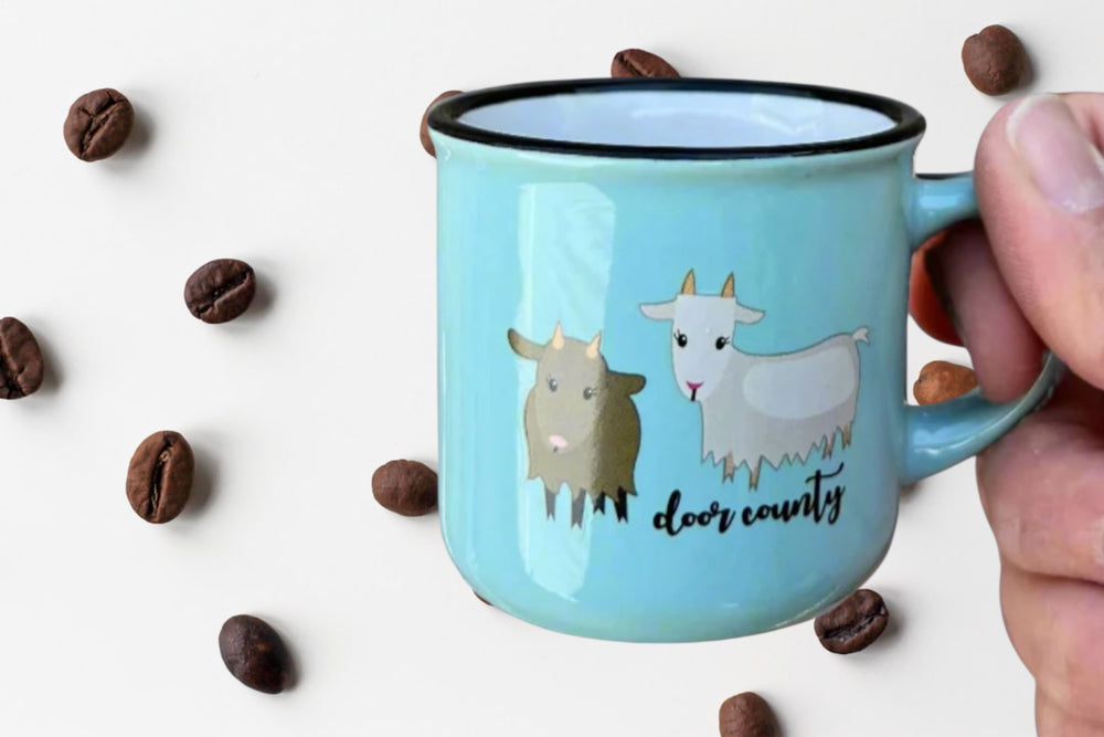 DOOR COUNTY GOATS MINI MUG
