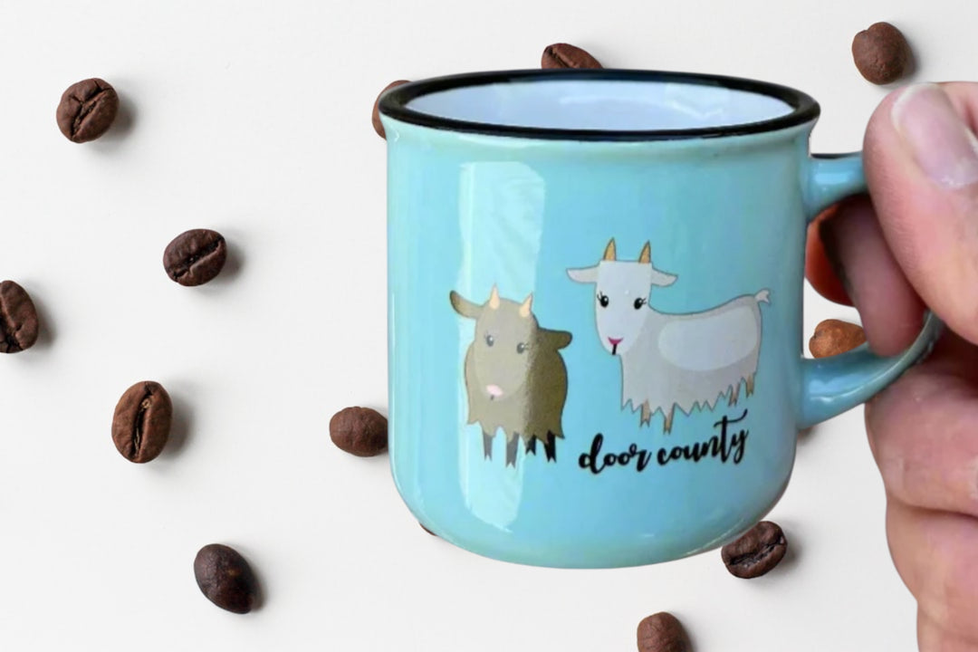 DOOR COUNTY GOATS MINI MUG