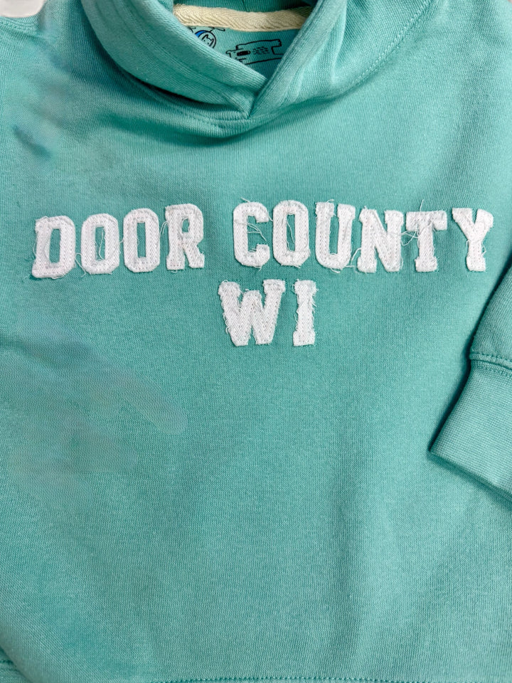 YOUTH DOOR COUNTY WI APPLIQUE HOODIE