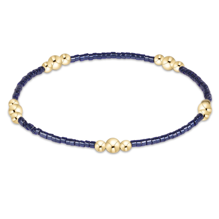 NAVY HOPE PURPOSE GOLD BRACELET
