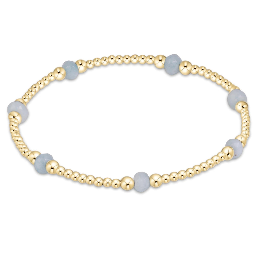 AQUAMARINE PURPOSE 4MM BRACELET