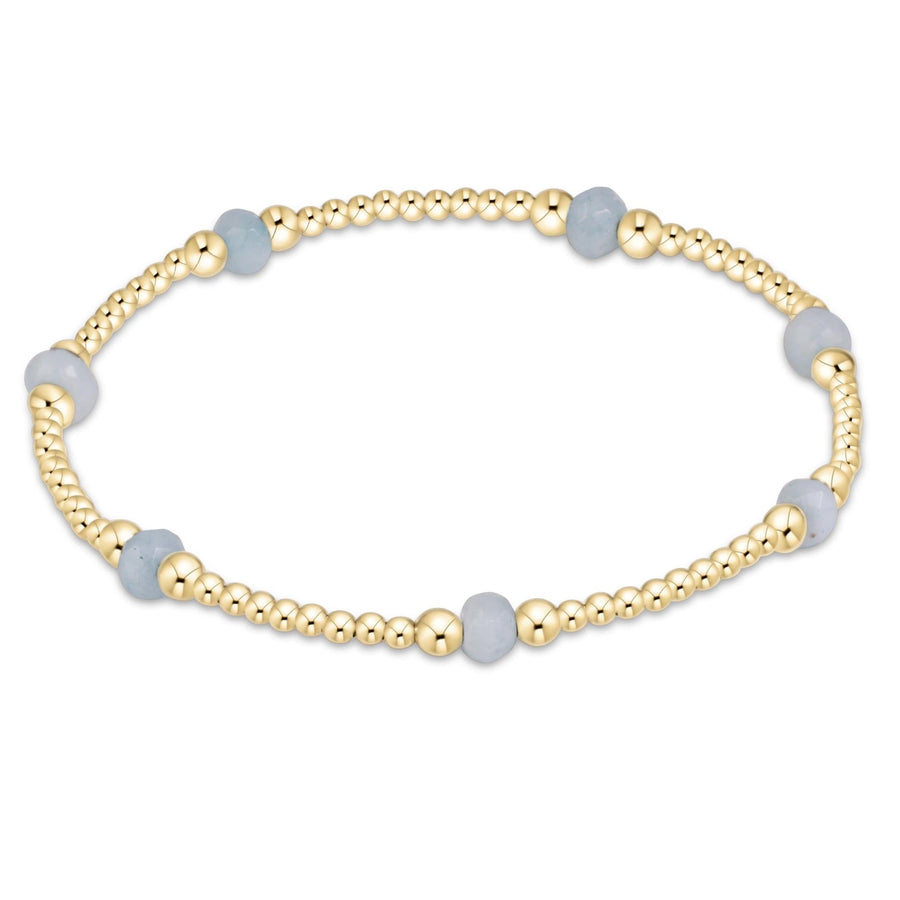 AQUAMARINE PURPOSE 4MM BRACELET
