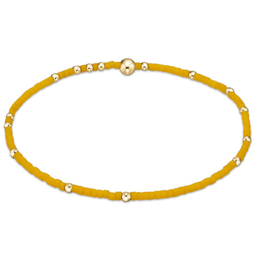 EXTENDS-GOLDEN YELLOW GAMEDAY HOPE UNWRITTEN BRACELET