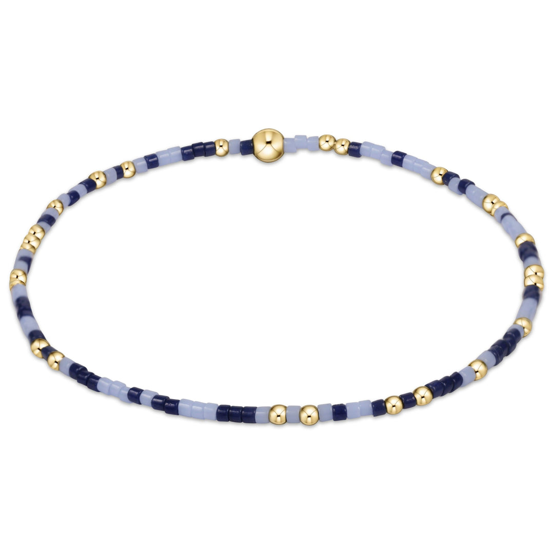 LIGHT BLUE & NAVY GAMEDAY HOPE UNWRITTEN BRACELET