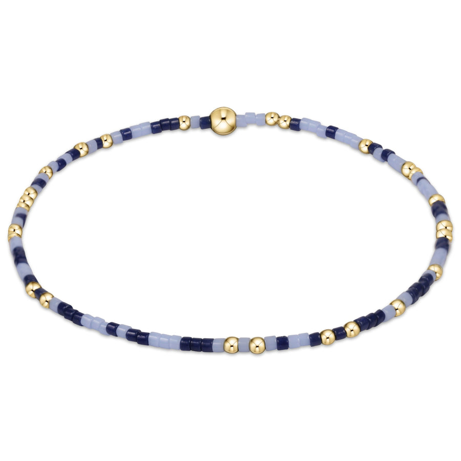 LIGHT BLUE & NAVY GAMEDAY HOPE UNWRITTEN BRACELET
