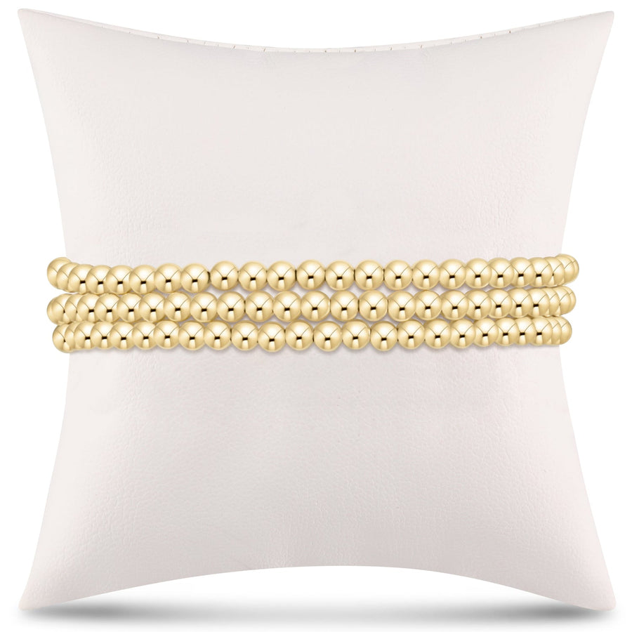 CLASSIC GOLD 4MM STACK
