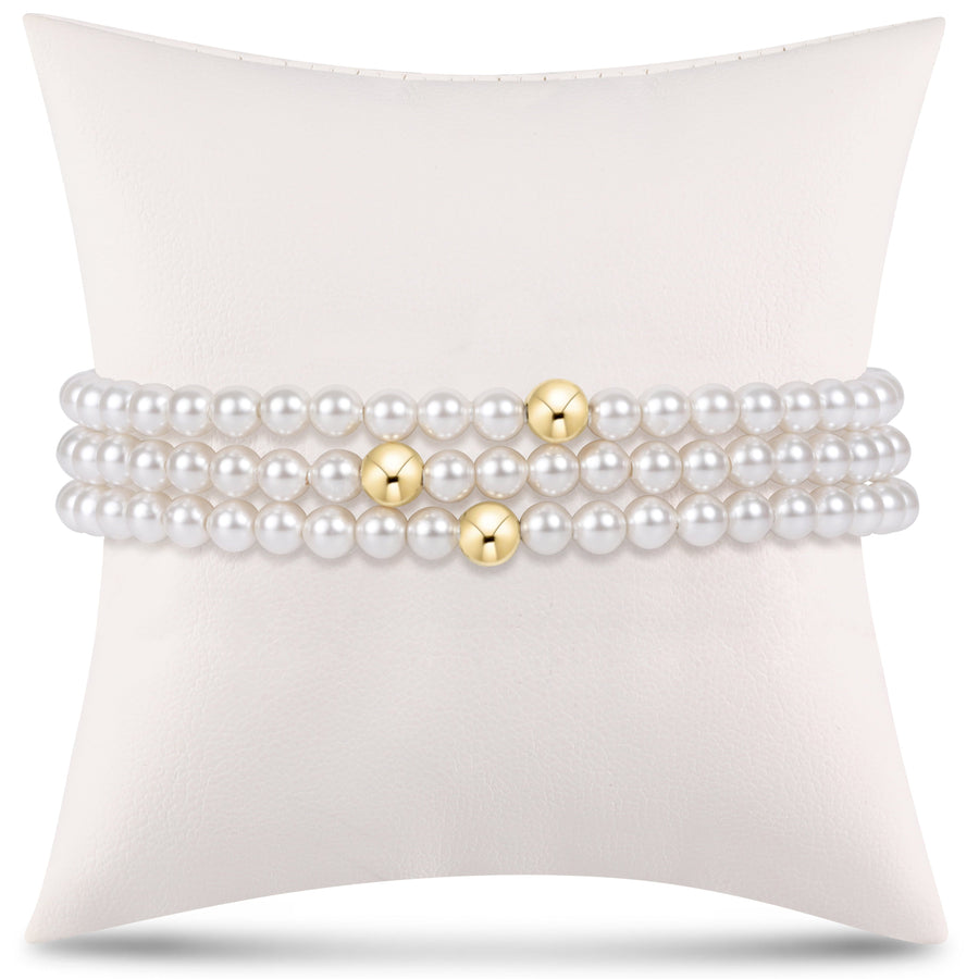 CLASSIC PEARL 4MM STACK
