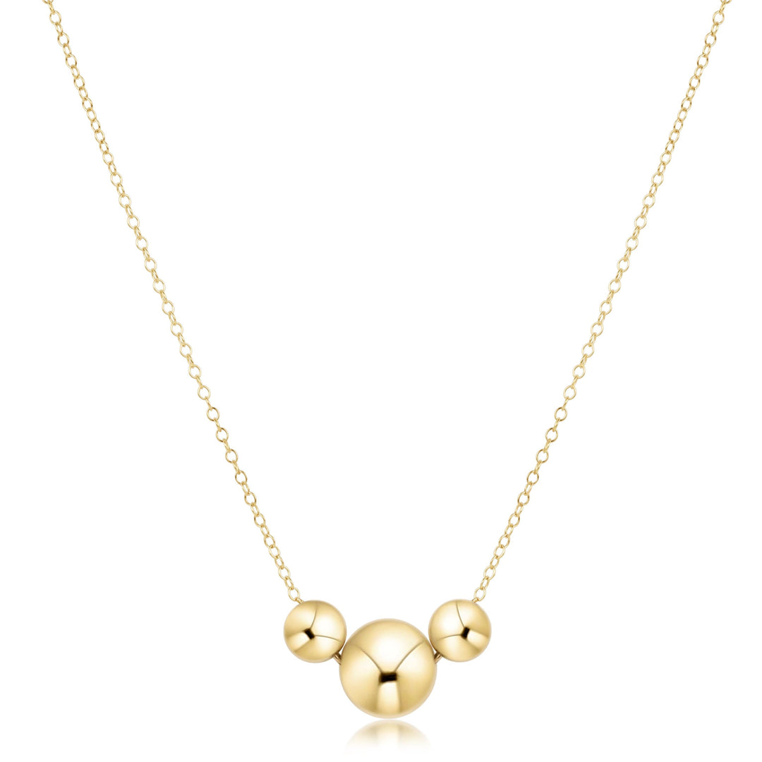 GOLD PURPOSE 16" NECKLACE