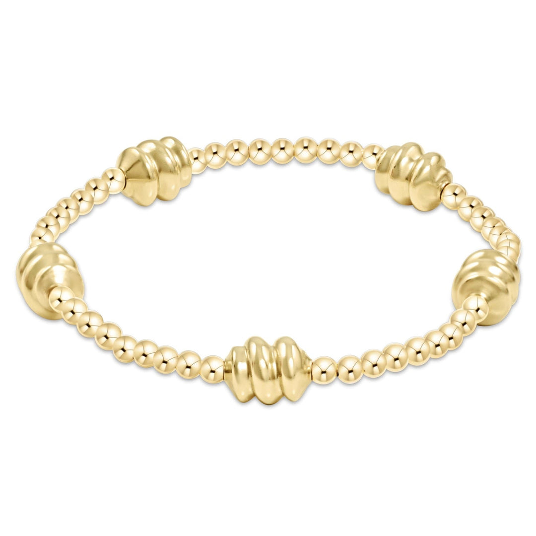 EXTENDS - GOLD ADMIRE 3MM BEAD BRACELET