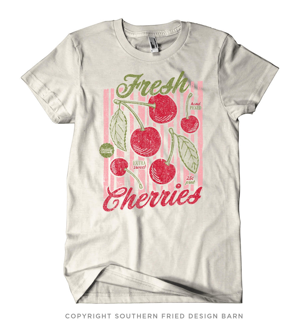 FRESH CHERRIES GRAPHIC TEE
