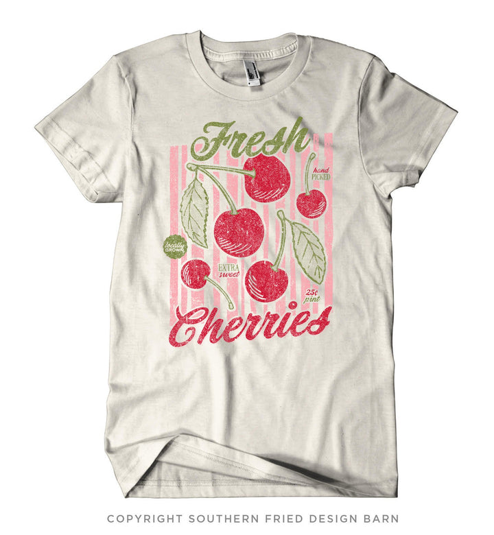 FRESH CHERRIES GRAPHIC TEE