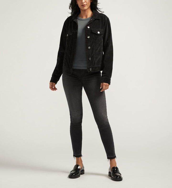 KIARA BLACK CORD JACKET