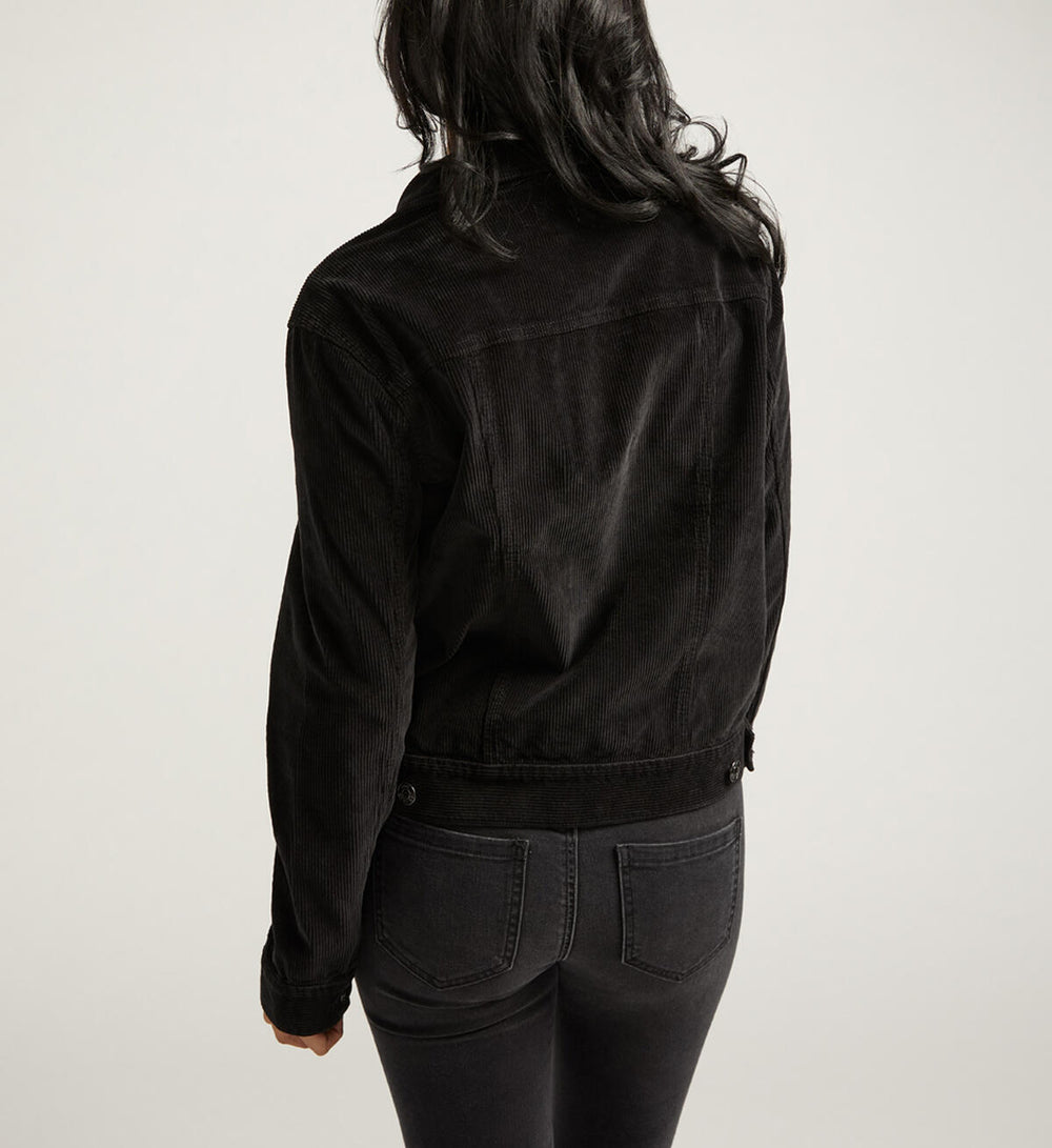 KIARA BLACK CORD JACKET
