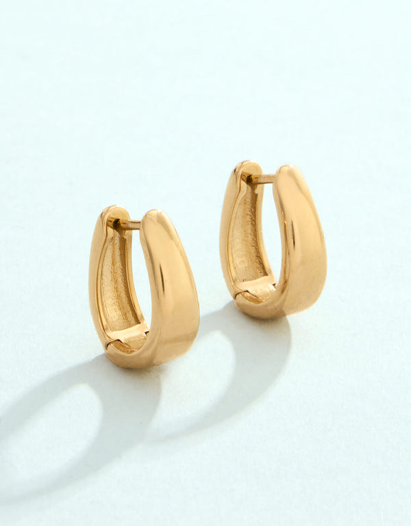 CHATHAM HOOP EARRINGS 18MM