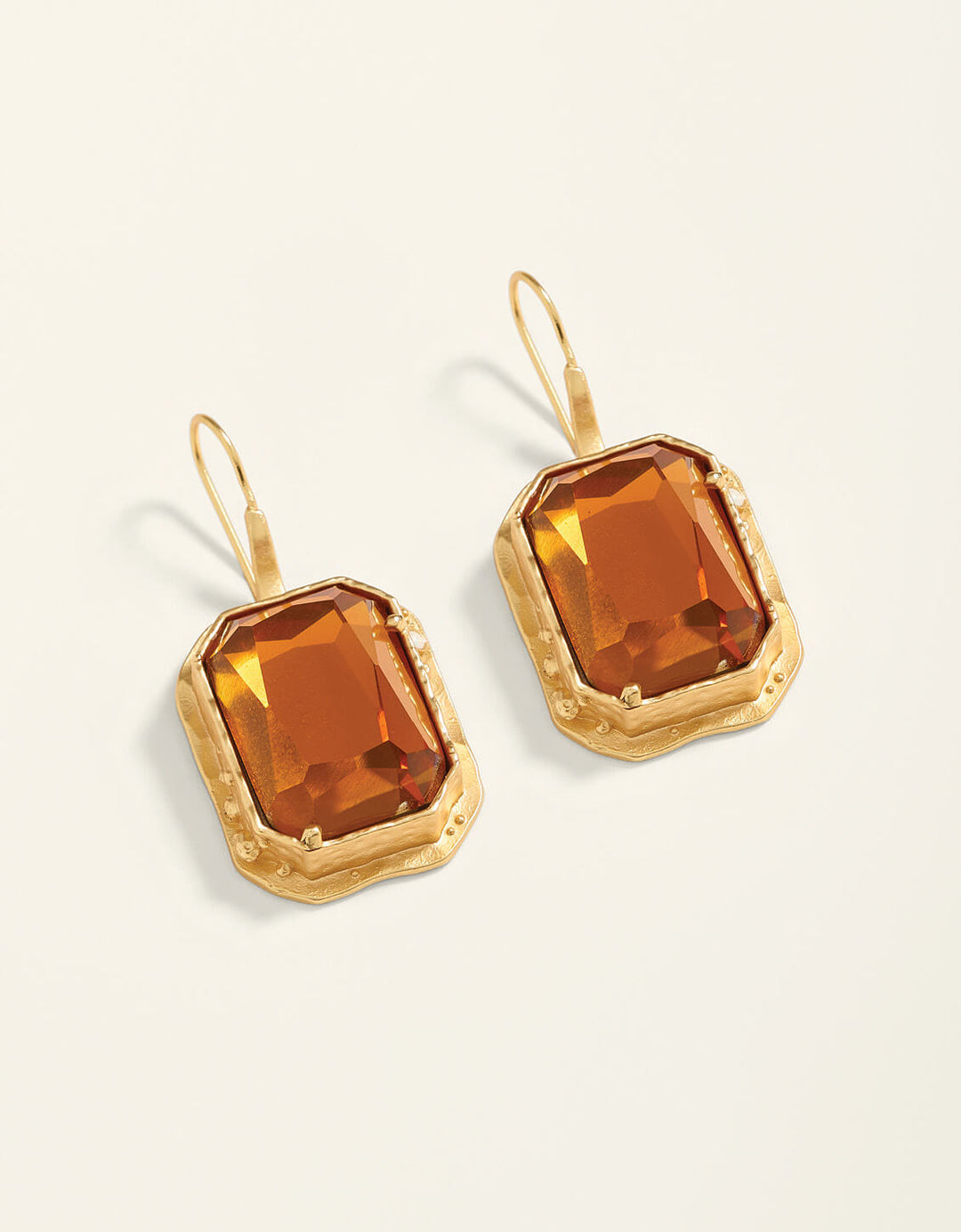 MARION TOPAZ RECTANGLE EARRINGS