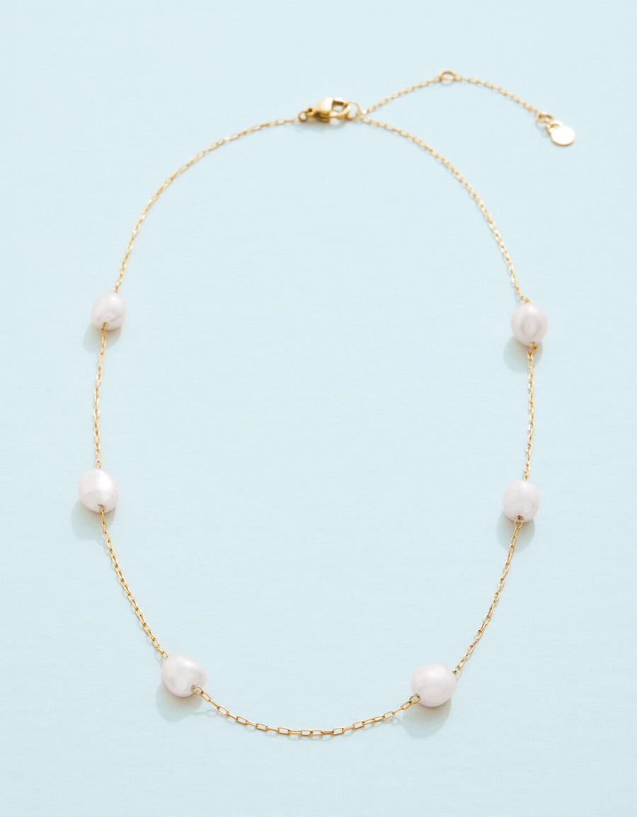 BUCKINGHAM 16" PEARL NECKLACE
