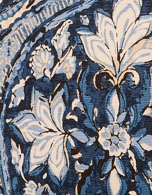 JAPONICA CARTOUCHE BLUE EMMA WRISTLET
