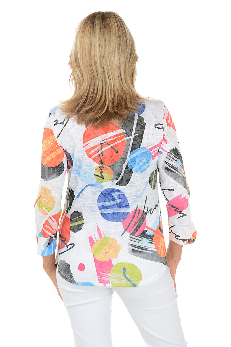 ESTELLA 3/4 CUFF SLEEVE SHIRT