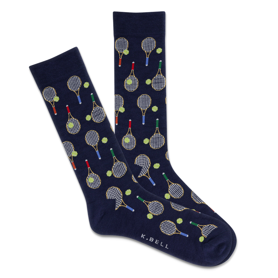 MEN'S RACKET REPEAT CREW SOCKS
