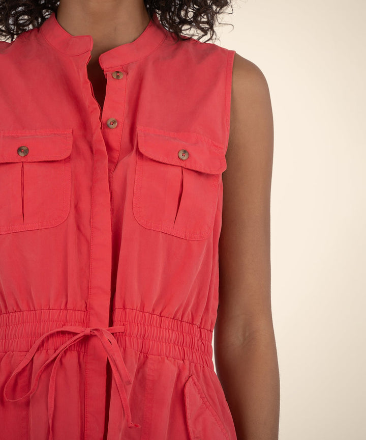 REMY POPPY UTILITY DRESS