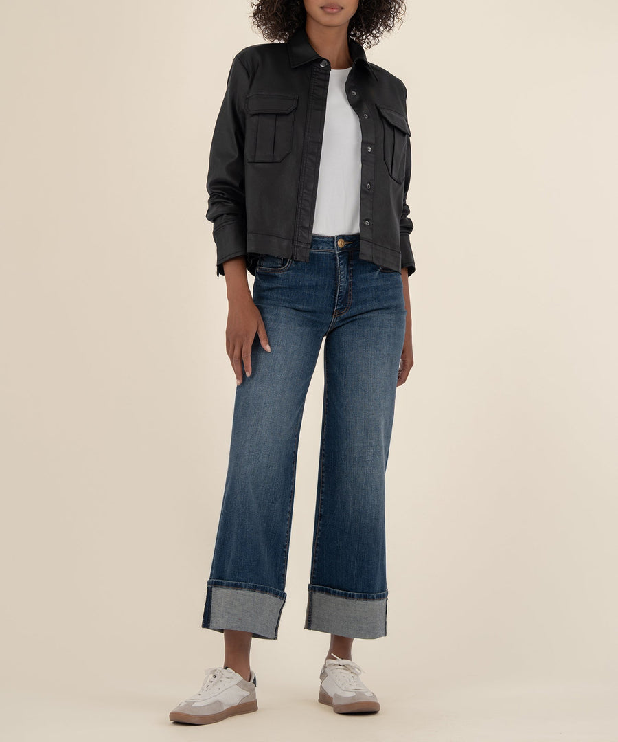 REMY BLACK COATED JACKET
