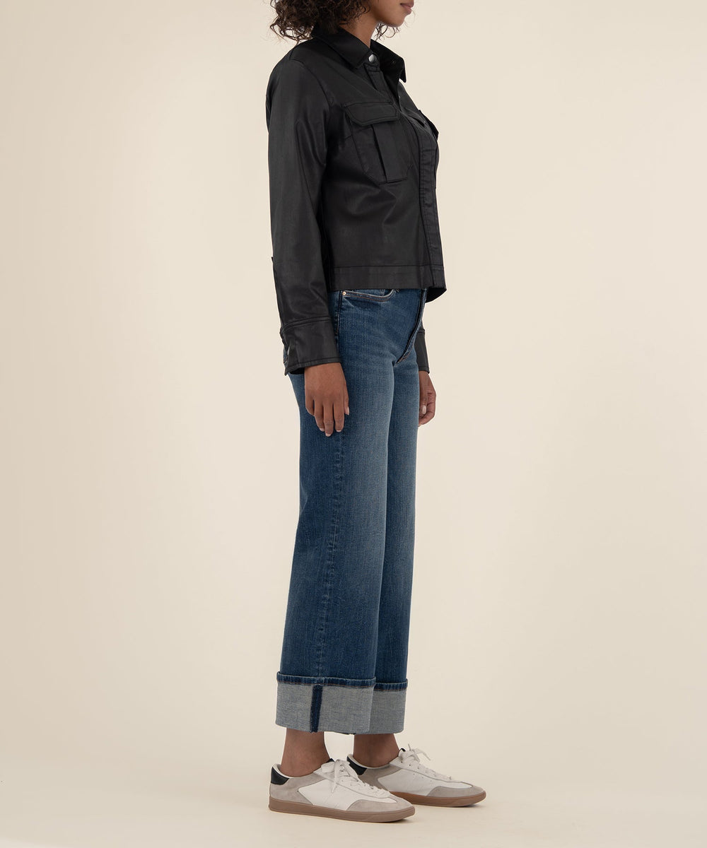 REMY BLACK COATED JACKET
