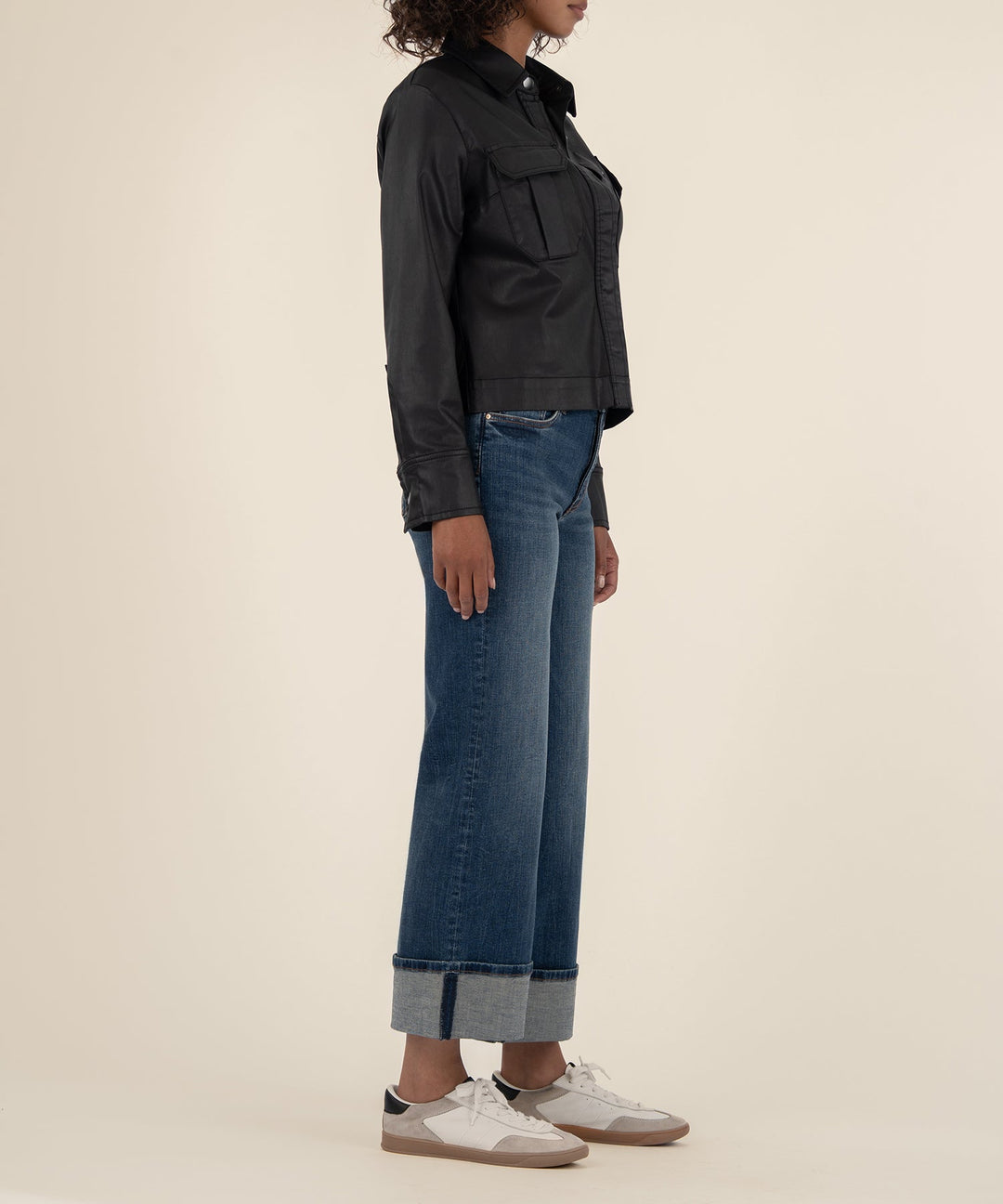 REMY BLACK COATED JACKET