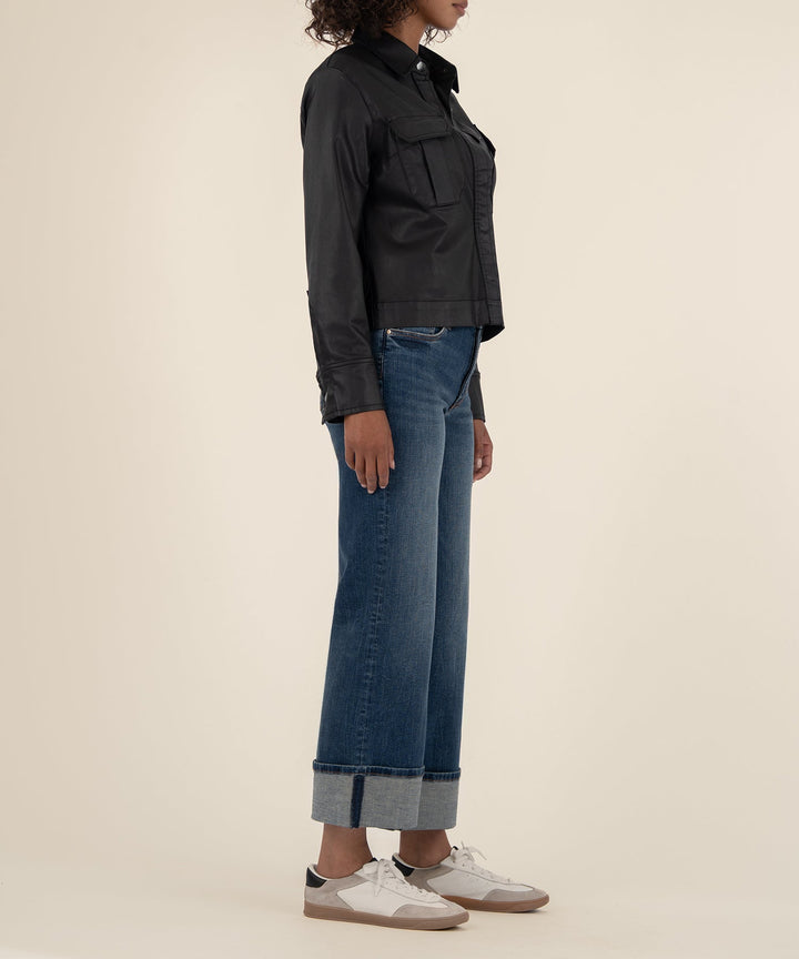 REMY BLACK COATED JACKET