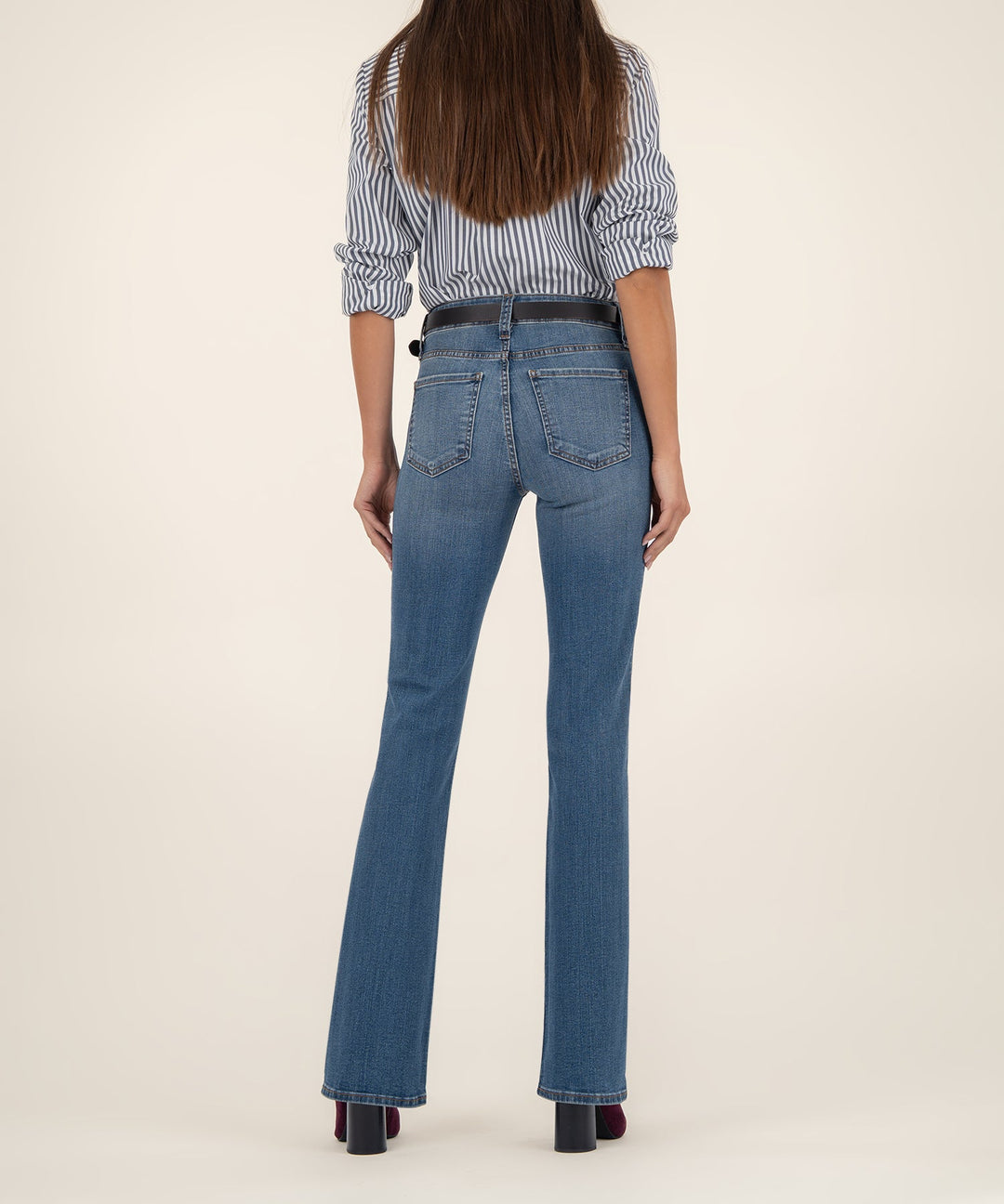 NATALIE INTERACTIVE WASH HIGH RISE FAB AB BOOTCUT JEAN