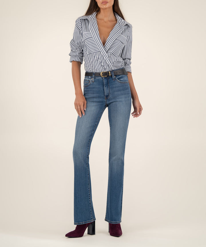 NATALIE INTERACTIVE WASH HIGH RISE FAB AB BOOTCUT JEAN