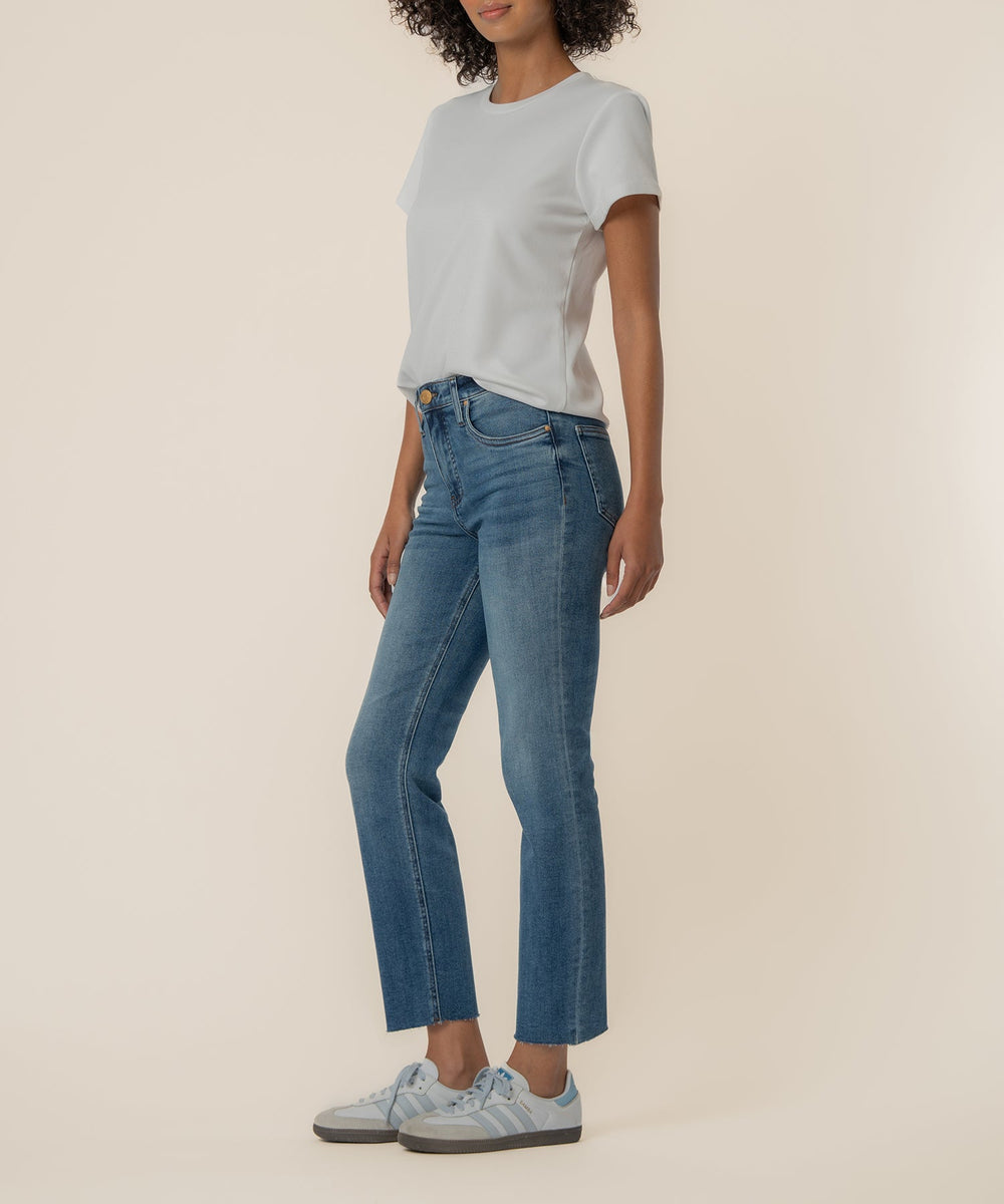 RACHAEL FAITHFUL WASH HIGH WAIST FAB AB HIGH RISE JEANS
