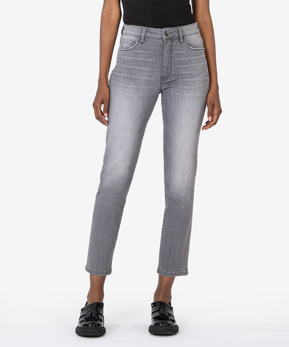 REESE CERTIFIED WASH HIGH RISE STRAIGHT ANKLE JEANS