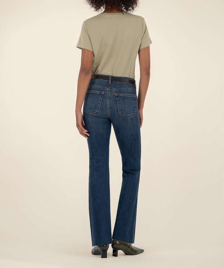 STELLA INTRIGUING WASH HIGH RISE FLARE JEANS
