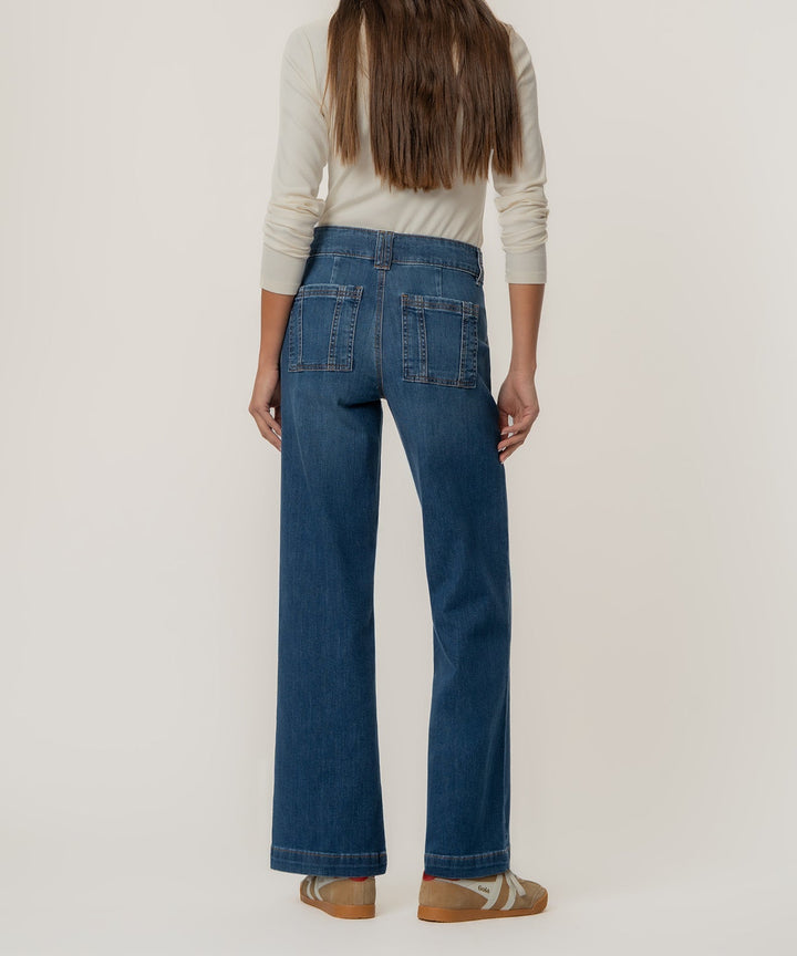 JODI HIGH RISE STRAIGHT LEG JEANS WITH PORKCHOP POCKETS
