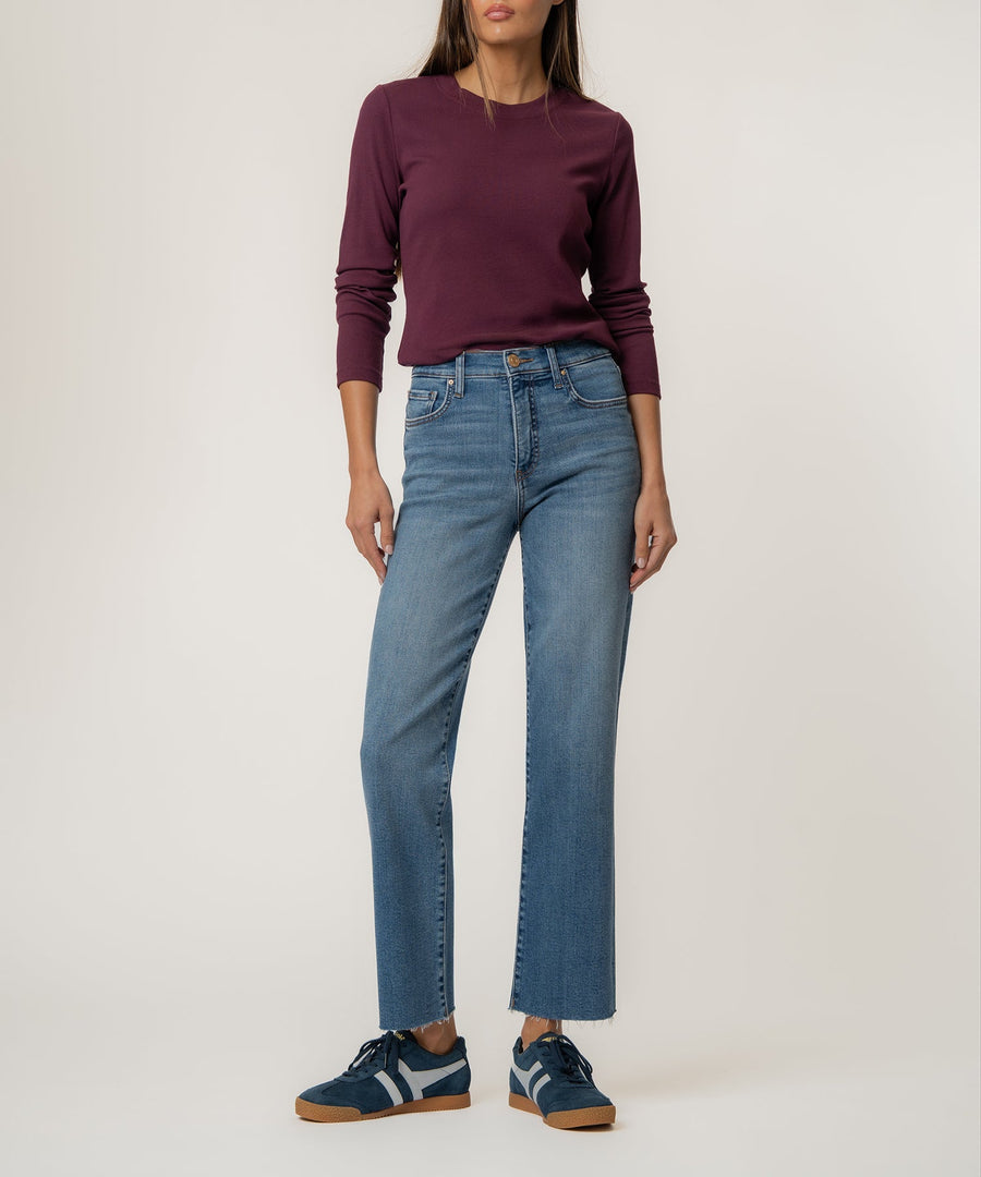 AVERY HIGH RISE STRAIGHT LEG JEANS
