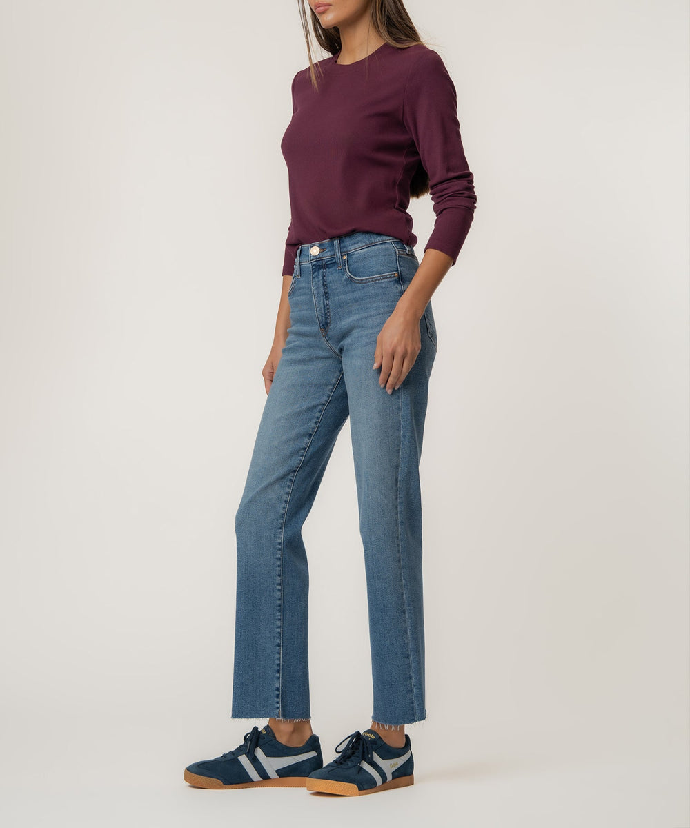 AVERY HIGH RISE STRAIGHT LEG JEANS

